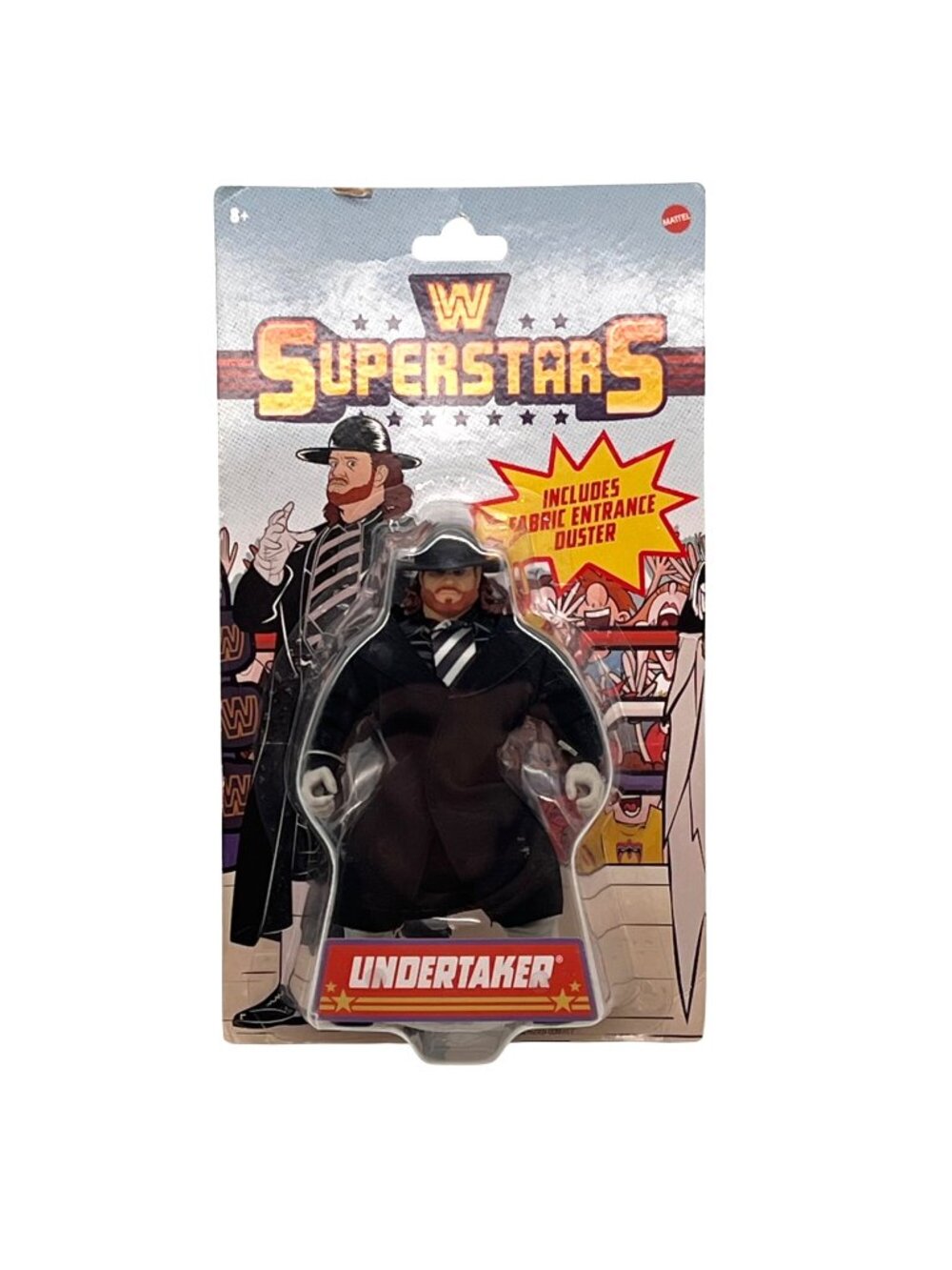WWE Superstars Undertaker Action Figure & Fabric Entrance Duster Series 3 2022